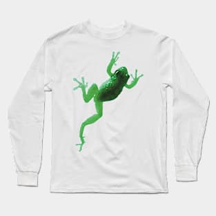 Green Frog Climbing Long Sleeve T-Shirt